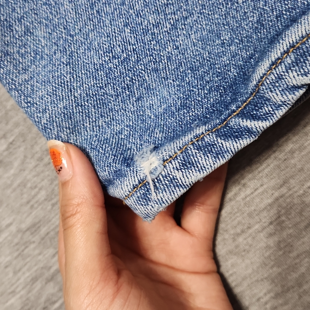 RARE!! Vintage 90's X-AM Brand High Rise Tapered Leg "Mom" Fit Light Wash Jeans - Picture 13 of 15